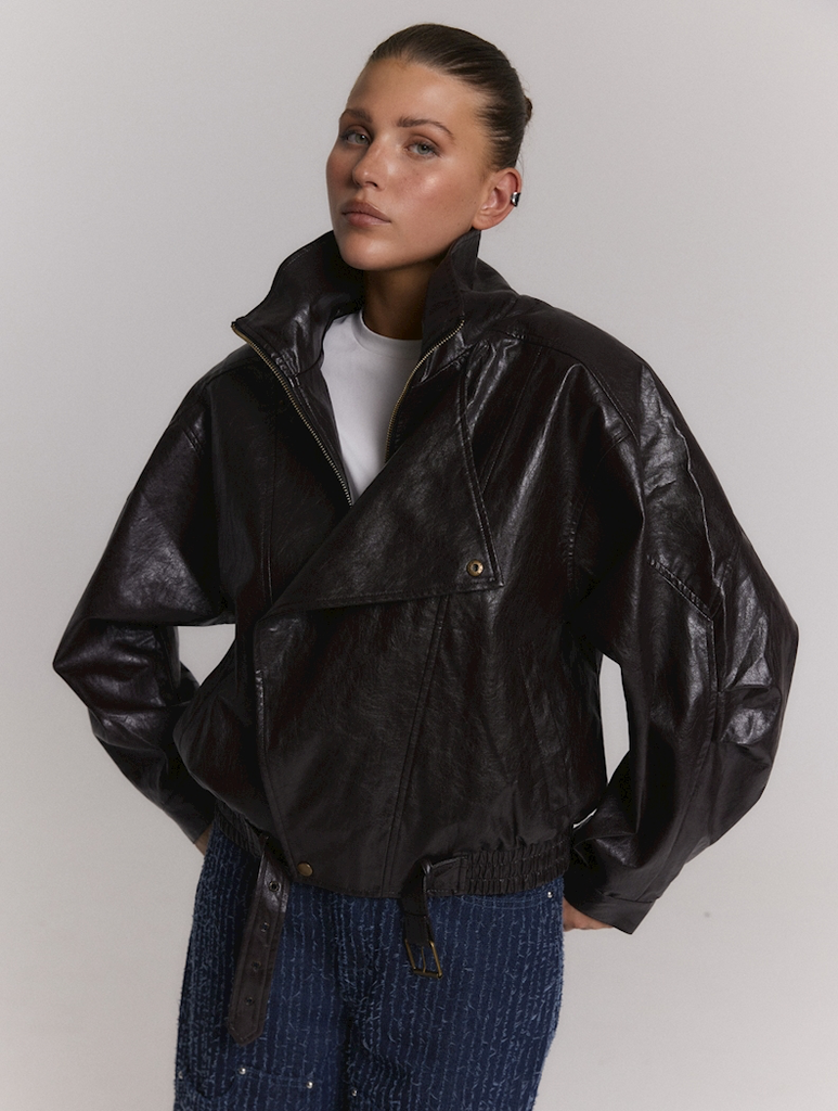 REFINED DEPARTMENT - VESTE "LEE" MARRON