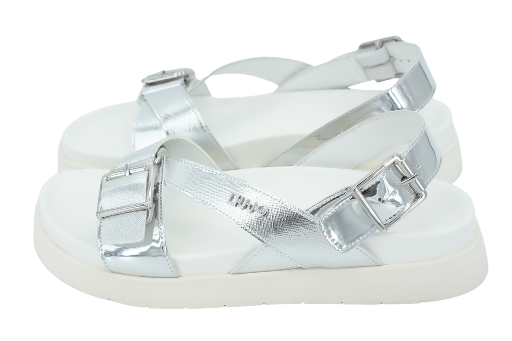 LUI JO - ZILVEREN "PENNY 755" SANDALEN