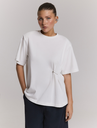 REFINED DEPARTMENT - T-SHIRT BLANC "RYN"