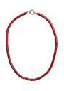 BONNIE STUDIOS - "MOOS" BURGUNDY KETTING