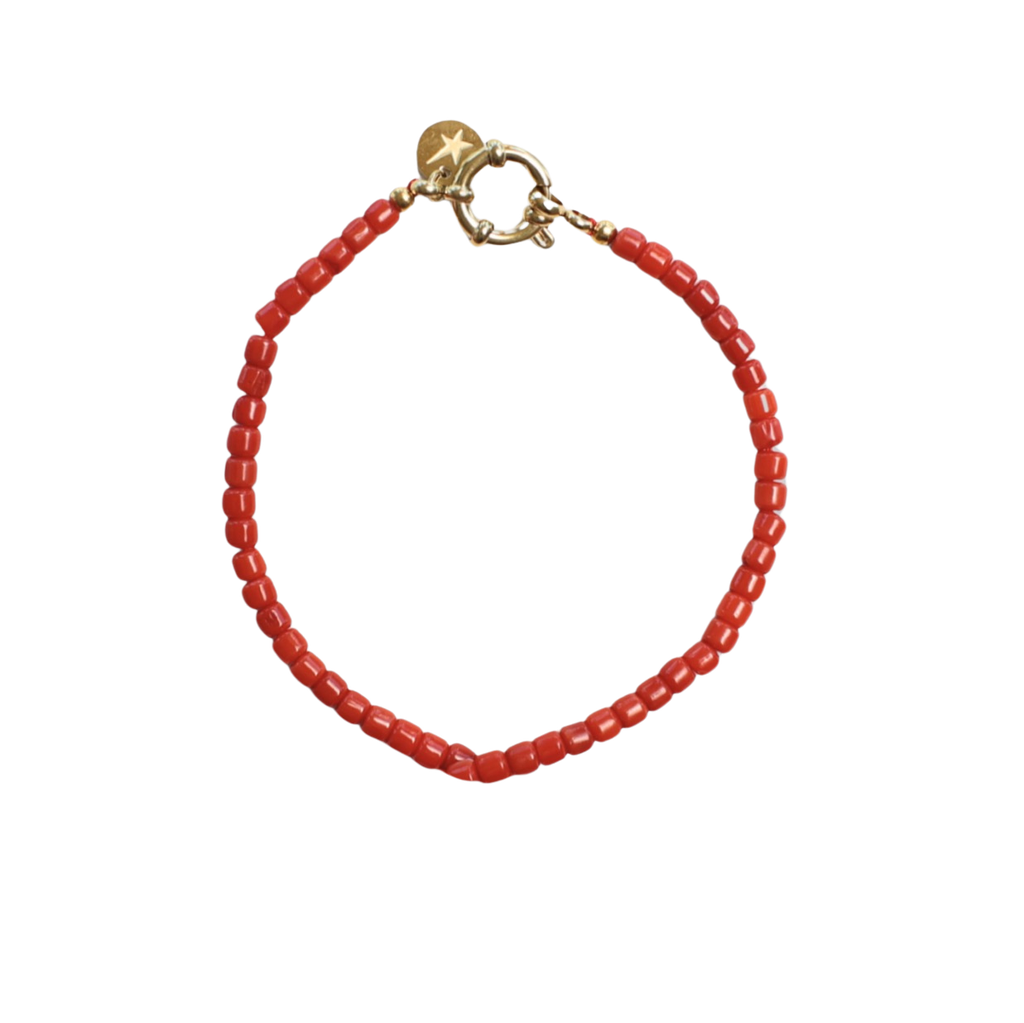 BONNIE STUDIOS - BRACELET "TOMMY" CORAIL