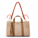 SUN68 - TEDDY BEIGE SHOULDER BAG