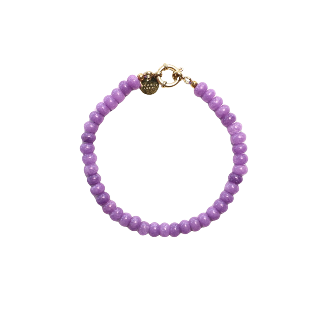 BONNIE STUDIOS - BRACELET "ROGER" MAUVE
