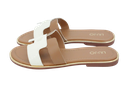LUI JO - "SALLY 716" BEIGE AND COGNAC SANDALS