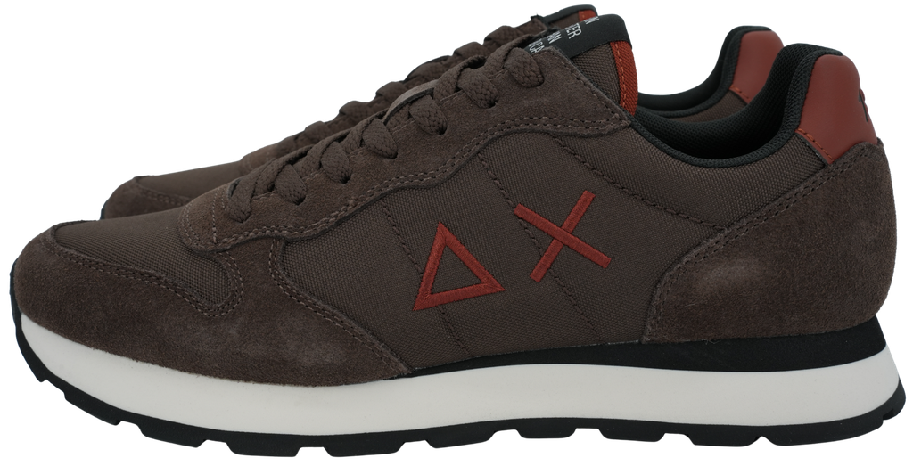 SUN68 - "TOM SOLID" BROWN SNEAKERS
