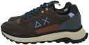 SUN68 - BROWN "FIRE & CAMPING" SNEAKERS