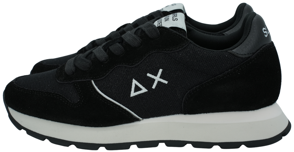 SUN68 - BLACK "ALLY GLITTER" SNEAKERS