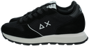 SUN68 - BASKETS "ALLY GLITTER" NOIRES