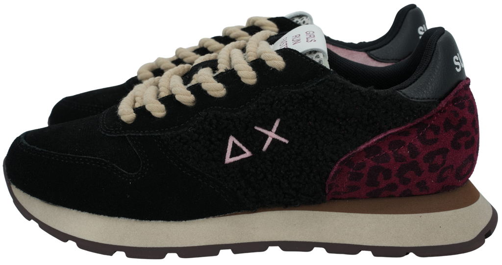 SUN68 - SCHWARZE UND ROSA "ALLY WINTER" SNEAKER