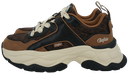 BUFFALO - BROWN "JUMP ONE" SNEAKERS