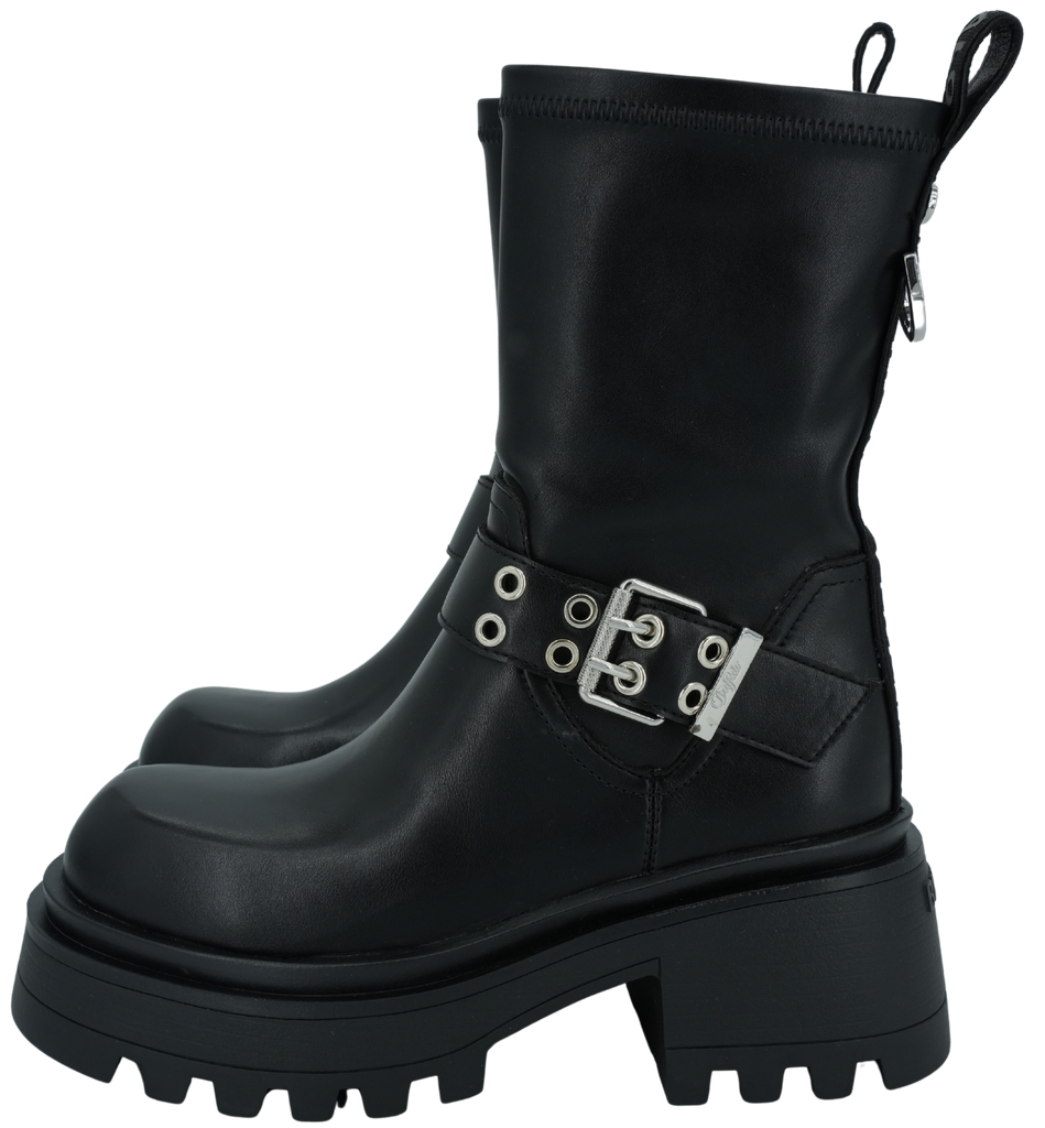 BUFFALO - BOOTS "LIV SOCK" NOIRES