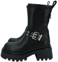 BUFFALO - BOOTS "LIV SOCK" NOIRES