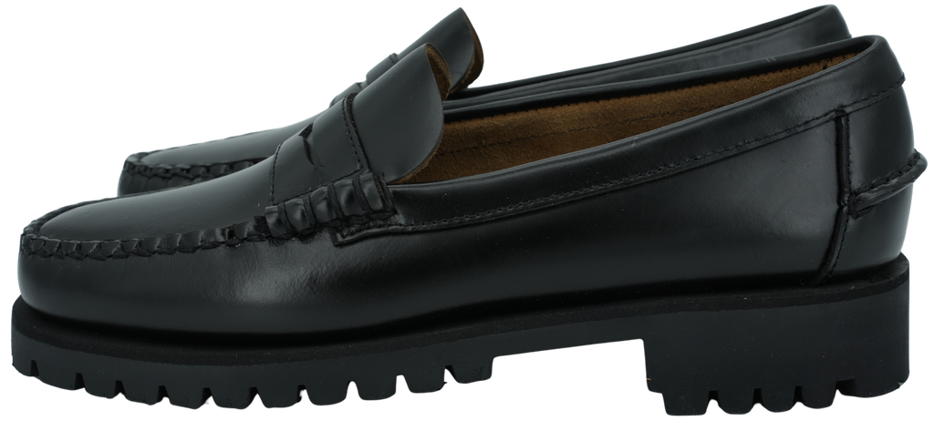 SEBAGO - MOCASSINS "DAN LUG" NOIRS (37)
