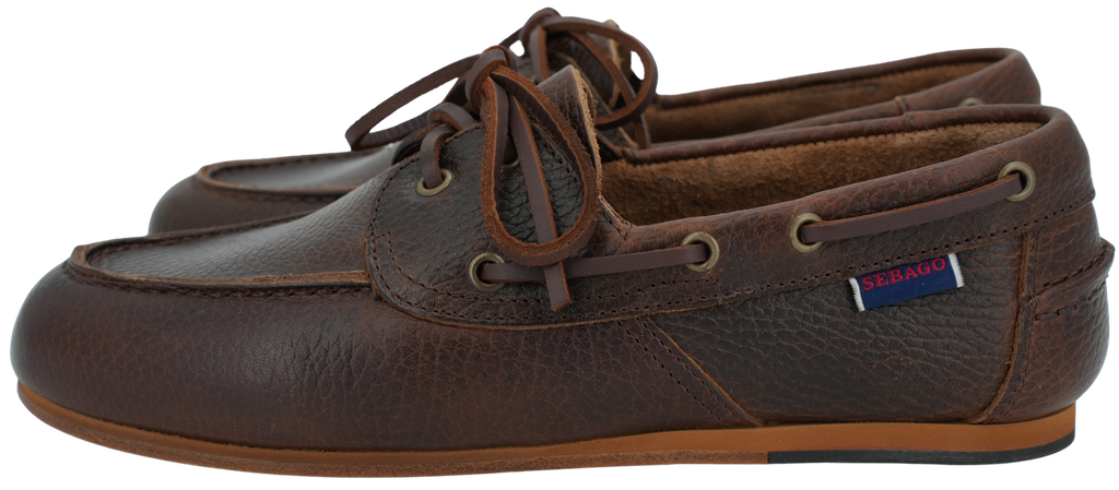 SEBAGO - MOCASSINS DOCKSIDES "OWEN TUMBLED" BRUNS