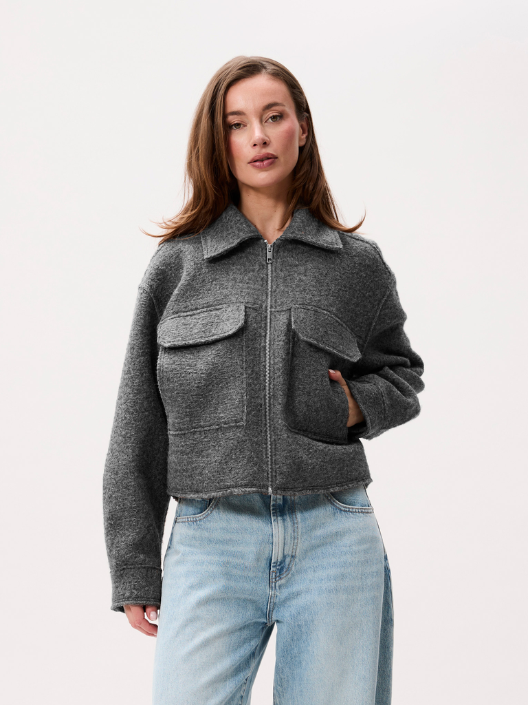 CATWALK JUNKIE - VESTE TEXTURÉE GRISE