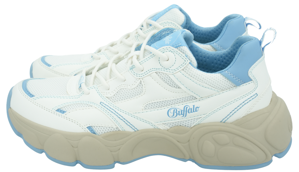 BUFFALO - CLD RUN RT WHITE/LTBLUE