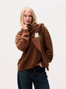CATWALK JUNKIE - ECHARPE TRIANGLE EN MERINO COGNAC
