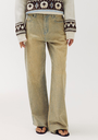 HARPER AND YVE - JEANS "YVE" À PAILLETTES TAUPE