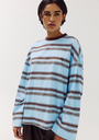 HARPER AND YVE - LANGARM-T-SHIRT „TOMMY“, GESTREIFT BLAU UND BRAUN