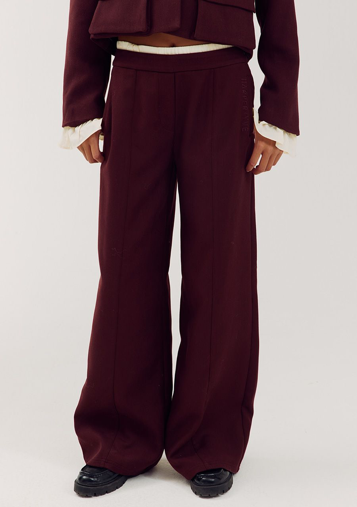 HARPER AND YVE - PANTALON "LILIAN" BORDEAUX