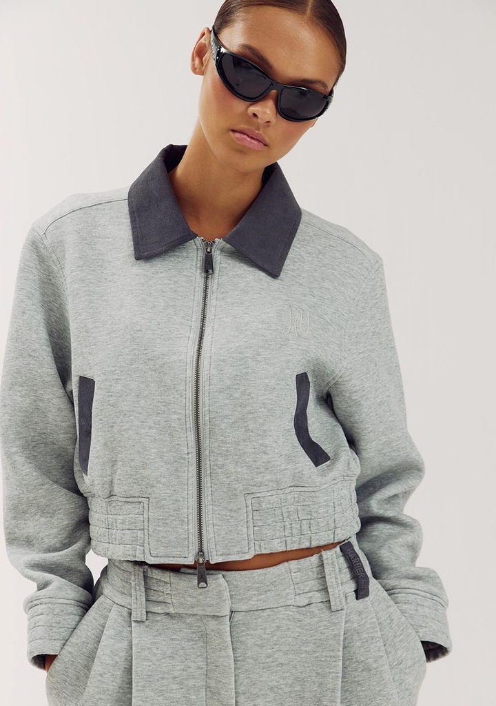 HARPER AND YVE - GRAUE JOGGINGJACKE „JULES“