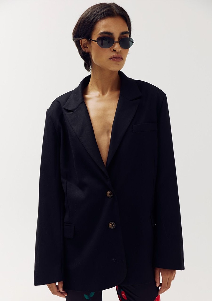 HARPER AND YVE - BLAZER DOS NU "LUNA" NOIR