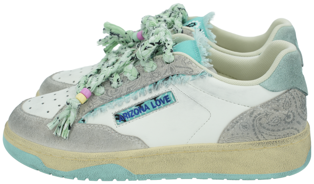 ARIZONA LOVE - BASKETS "AQUA" BLEUES ET GRISES (36)