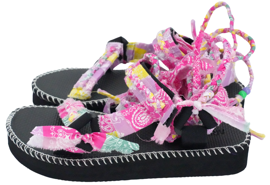 ARIZONA LOVE - PINK "TREKKY" SANDALS (37)
