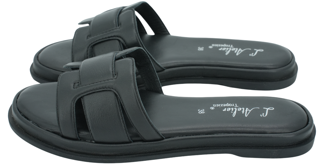 L'ATELIER TROPEZIEN - SANDALEN ZWART