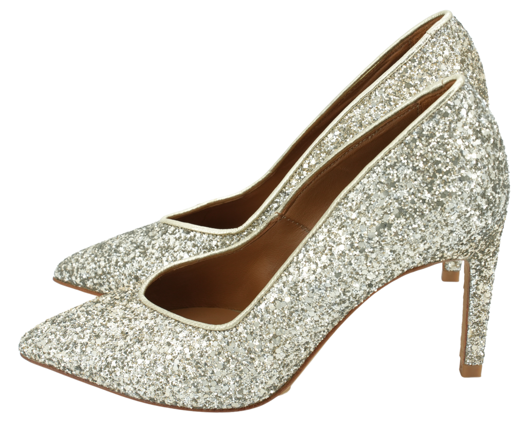 BOBBIES - ESCARPINS "FRIDA PLUIE DORÉE" (37)