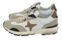 AMA BRAND - „URBAN“-SNEAKERS IN BEIGE/COGNAC