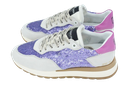KIRRUNA - BASKETS "WIND 04" ROSES ET MAUVES