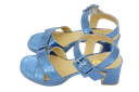 CTWLK - ELEKTRISCHE BLAUWE “TAMOUCH” HIEL SANDALEN