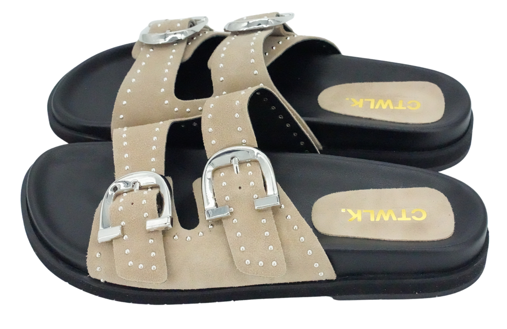 CTWLK - BEIGE “ALTEA” SANDALEN (36)