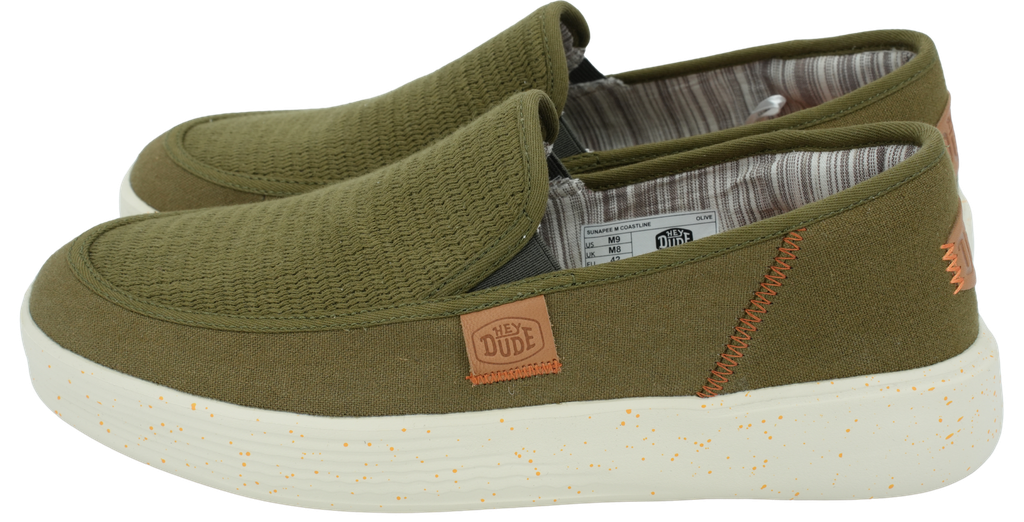 HEY DUDE - SLIP-ON "SUNAPEE COASTLINE" KAKI (41)