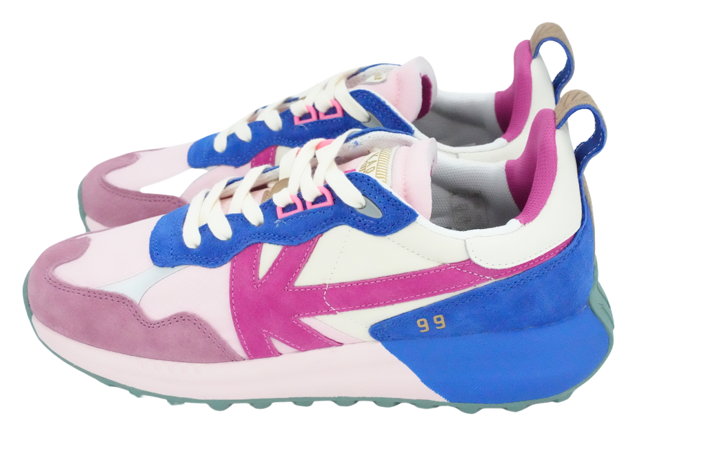 KAOTIKO - ROSA-BLAUE SNEAKER „DETROIT“