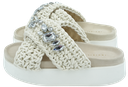 INUIKII - SANDALES "WOVEN" BEIGES