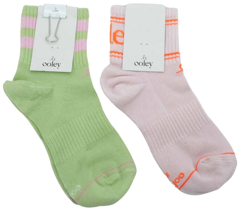 OOLEY - CHAUSSETTES MIDI PASTEL BUTTERFLY S
