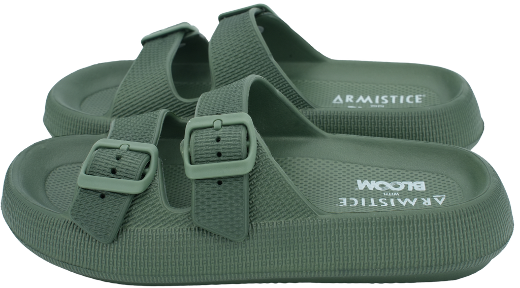ARMISTICE - KHAKI "MOVE SLIDE" SANDALS