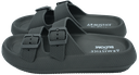 ARMISTICE - BLACK "MOVE SLIDE" SANDALS