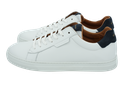 SCHMOOVE - WHITE AND NAVY BLUE "SPARK" SNEAKERS