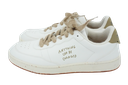 A.C.B.C. - WHITE AND BEIGE "EVERGREEN" SNEAKERS