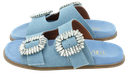 TORAL - TWO STRAP DENIM SANDALS