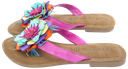LAZAMANI - SLIPPERS MULTI FLOWERS