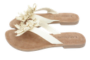 LAZAMANI - WHITE FLOWER SANDALS