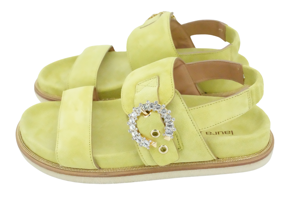LAURA BELLARIVA - SANDALEN LIME