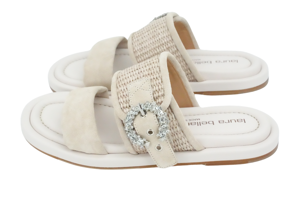 LAURA BELLARIVA - SANDALEN BEIGE