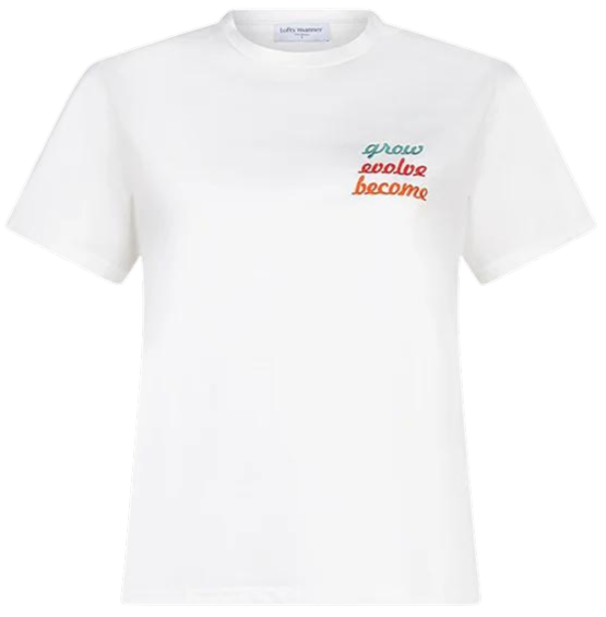 LOFTY MANNER - T-SHIRT SALIE WHITE
