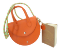 CRAIE STUDIO - SAC EN CUIR "MUSIQUE" ORANGE