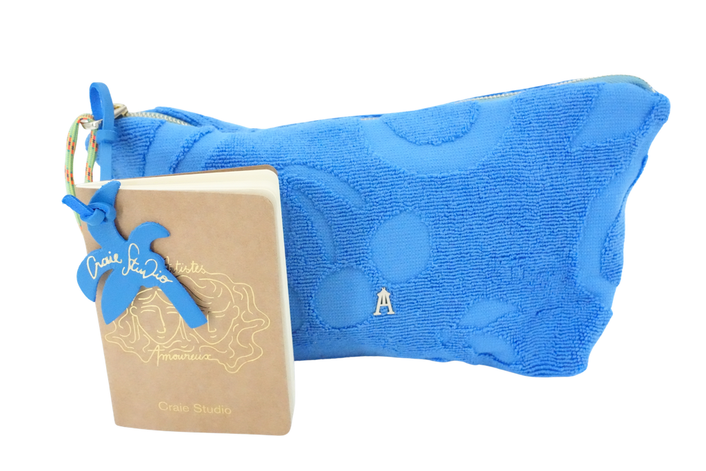 CRAIE STUDIO - „SABLE II“ CYAN BLAUER BEUTEL